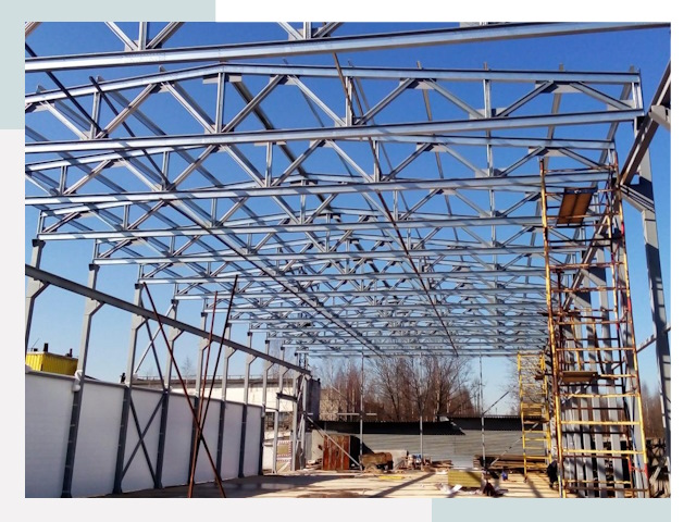 Строительство цехов в Ачинск от 608 руб. под ключ