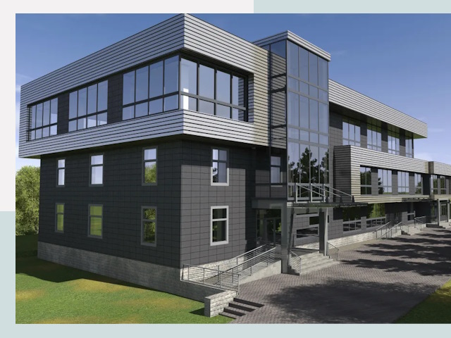 Административные здания в Ачинске