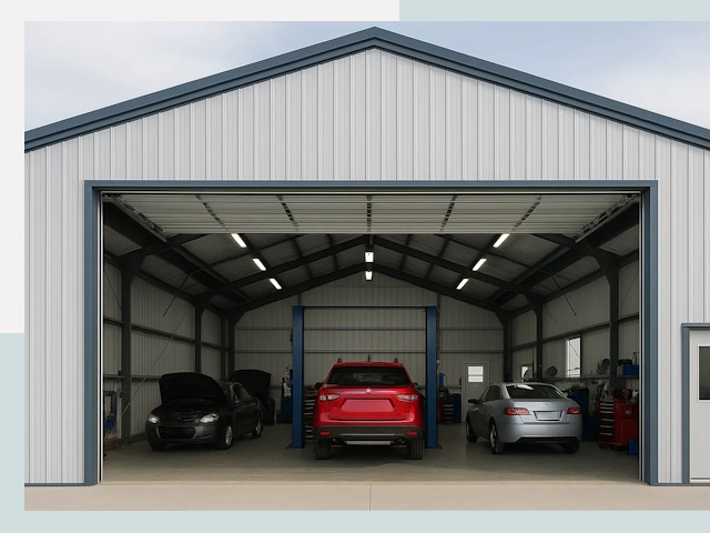 Ангары из сэндвич панелей от 608 руб. в Ачинск