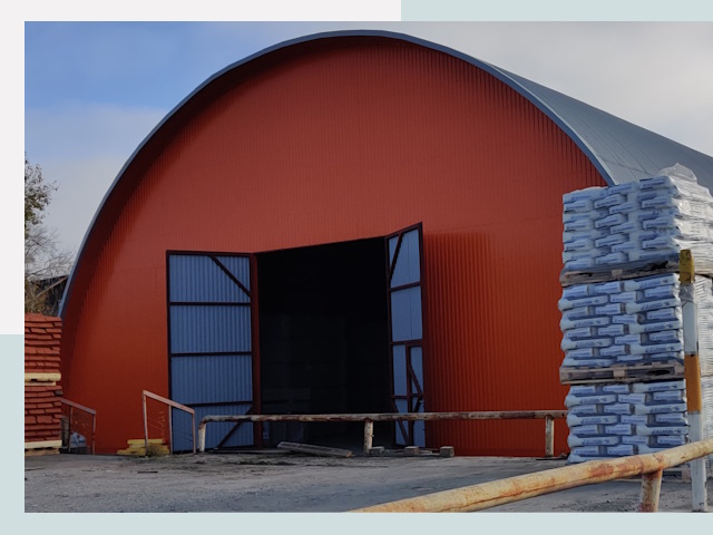 Полукруглые ангары по цене от 608 руб. в Ачинск