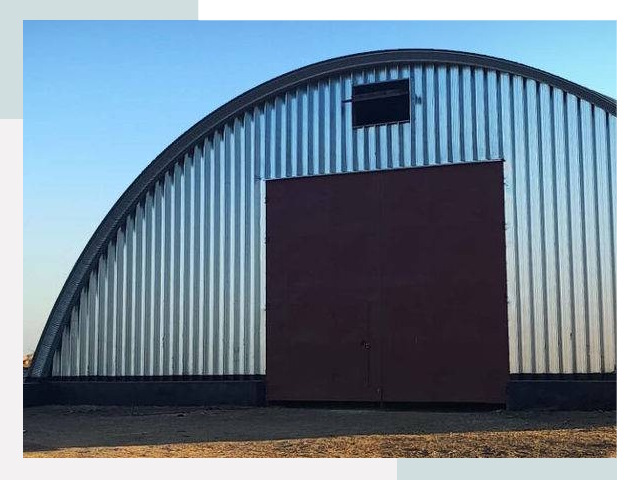 Бескаркасные ангары в Ачинске