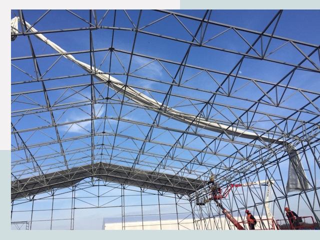 Шатровые ангары от 608 руб. в Ачинске и Красноярском крае