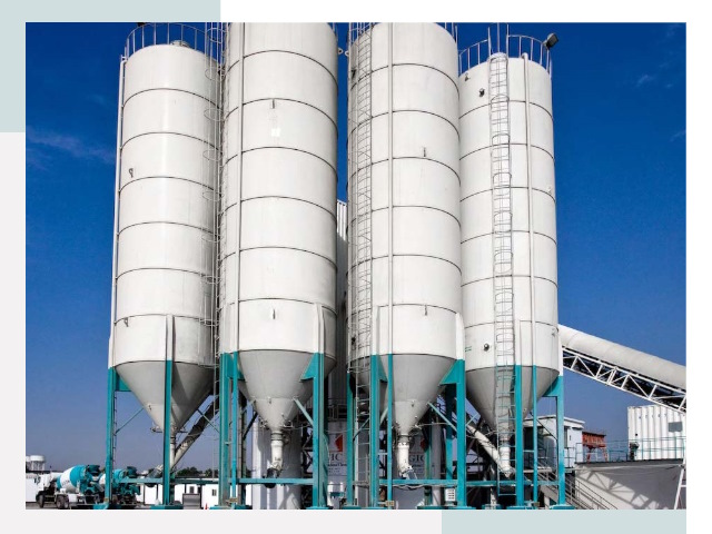 Строительство цементных силосов в Ачинске