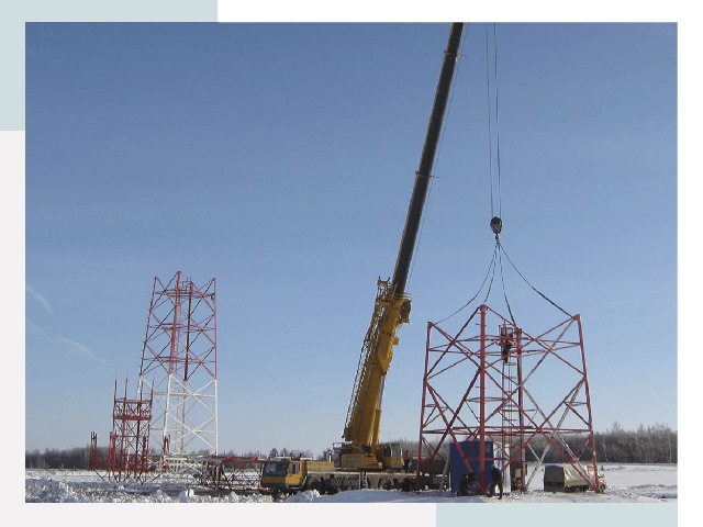 Монтаж вышек связи в Ачинске