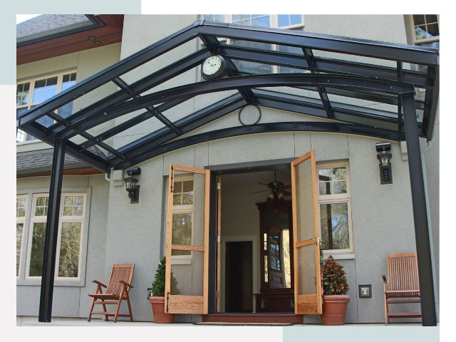 Козырьки металлические в Ачинске