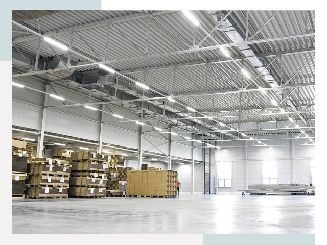 Освещение ангаров в Ачинске