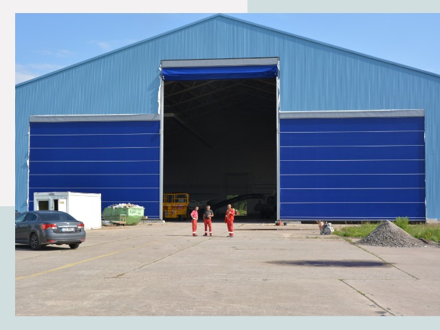 Ангарные ворота в Ачинск от СтальСтрой-Чнс по цене 608 руб.