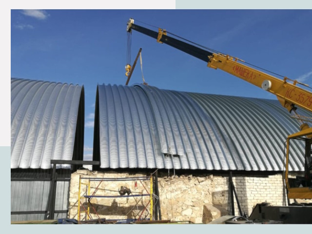 Реконструкция ангаров в Ачинске от 608 руб.